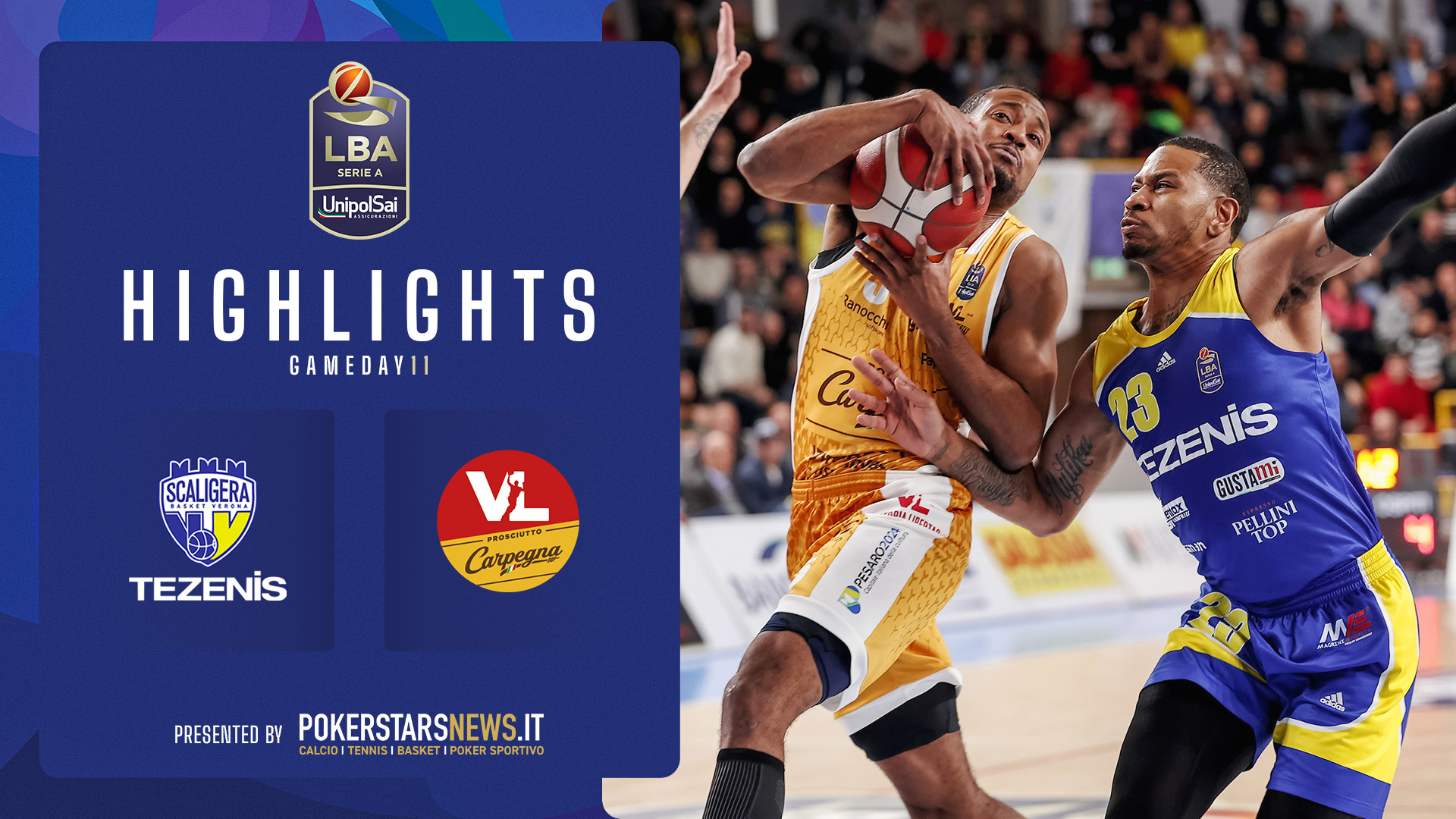 LBA | Video - Tezenis Verona - Carpegna Prosciutto Pesaro