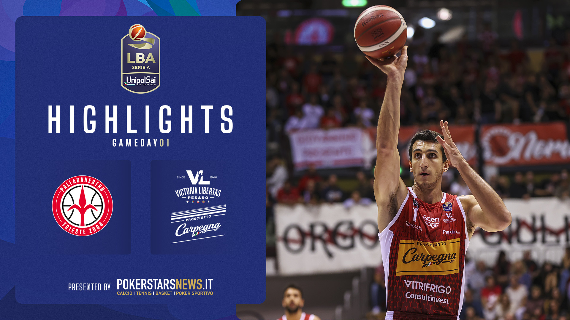 immagine - Pallacanestro Trieste - Carpegna Prosciutto Pesaro