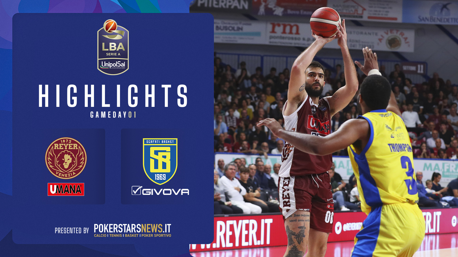 immagine - Umana Reyer Venezia - Givova Scafati 