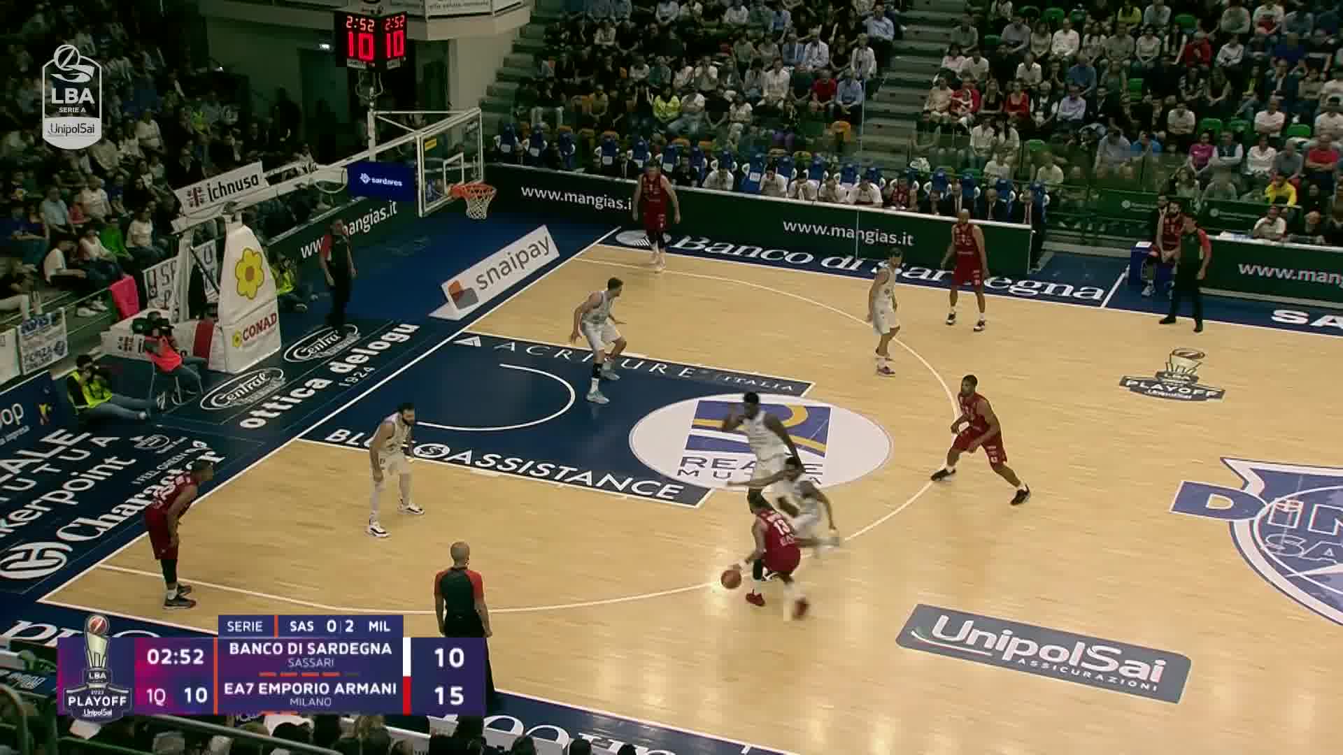 LBA | Video - Banco di Sardegna Sassari - EA7 Emporio Armani Milano