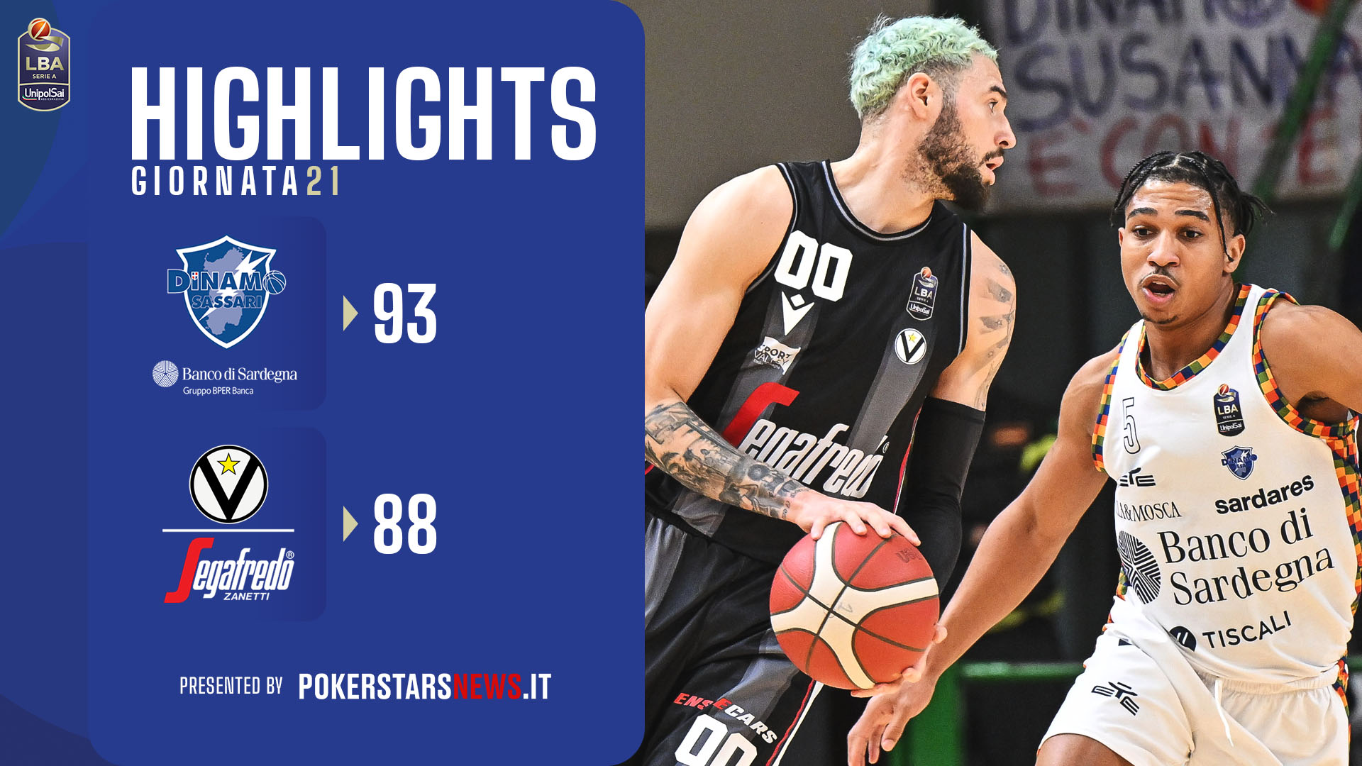 Banco di Sardegna Sassari – Virtus Segafredo Bologna